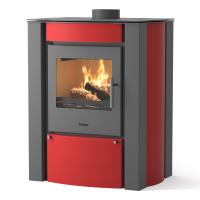 Kaminofen HS Flamingo AMOS 9 kW Rot